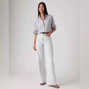 Levi's Rib Cage Wide Leg - Light Wash, Size 23/32